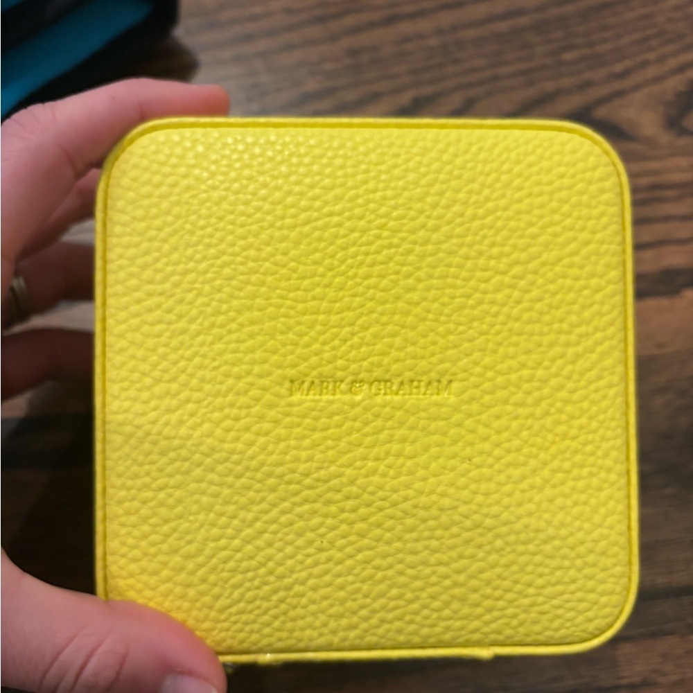 Mark & Graham Yellow Jewelry Case - Picture 3 of 4